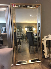 Large Relax Leaner Antique Glass Mirror 183cm