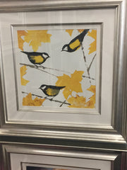 Birds on Champagne frame wall art Half Price collect in showroom