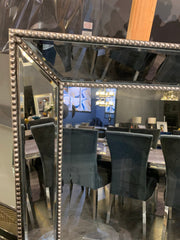 Marseilles beaded mirror 90 x 70 cm