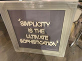 Various Quotes artist with stepped frame Click N Collect