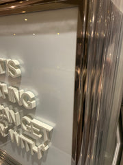 Various Quotes artist with stepped frame Click N Collect