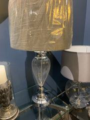 Palermo Glass table lamp clearance Instore only