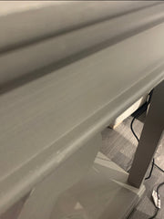 Dione Scroll hand crafted distressed finish console table 130cm