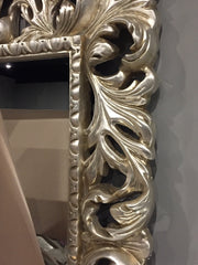 M335 ornate silver mirror