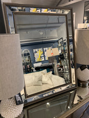 Mercer beaded mirror large REDUCED clearance pieces