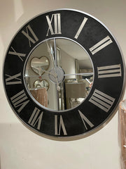Mirrored clock Alex warehouse clearance click n collect no exchange