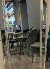 Juniper mirror with crystal beads on trim Damaged Click N Collect