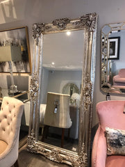Alexia Extra large leaner mirror in champagne silver gilt.