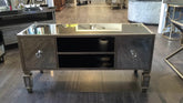 Mirrored TV media unit 140 clearance for instore purchase only ( unboxed) for collection