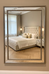Mercer beaded mirror 60 x 80 cm clearance Click N Collect