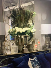 Marrakech stunning large mirror with antiqued glass panels and brass inlay 150 x 60 cm reduced