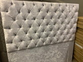 Headboards clearing all one price 150 each for collection today incl WHITE CRUSHED VELVET !