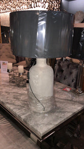 Nevola Bottle lamp complete with 20" shade by Libra