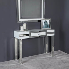 White Manhattan Wall Mirror 167 CLEARANCE LAST ONE