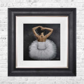 Dancing Ballerina pictured framed in 75 x 75 cm with Vegas Scoop frame tbc