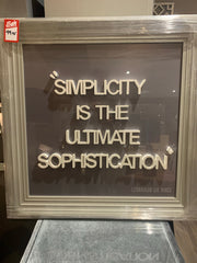 Various Quotes artist with stepped frame Click N Collect