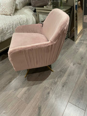 Sia swivel Chair in blush pink totally stunning ! Reduced instore