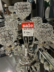 Candleabra 5 cup silver Instore clearance