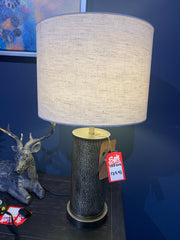 Indara table lamp hammered bronze with shade Instore purchase only