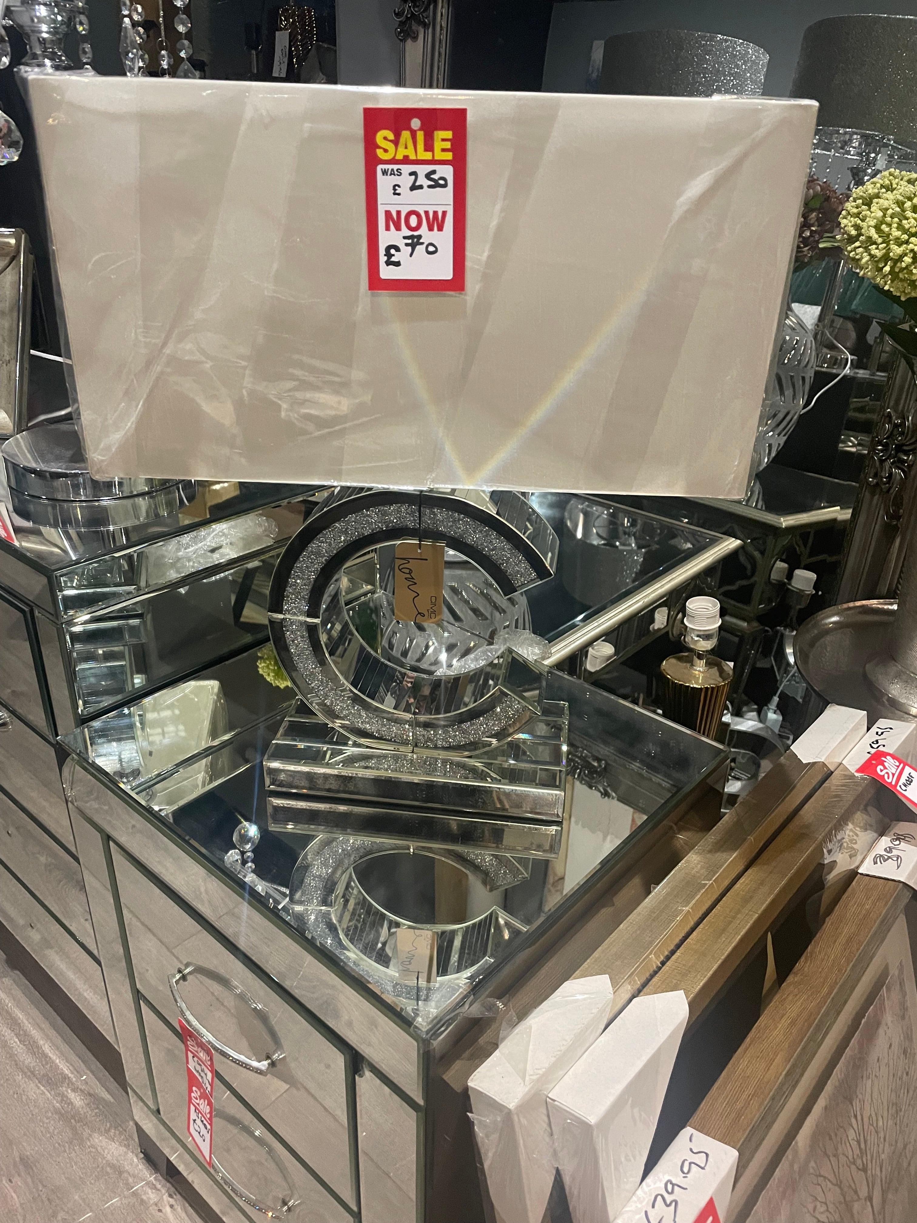 Chanel C  lamp w shade disposal sale Instore only