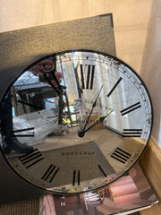 mirrored clock ex showroom Instore pick up only