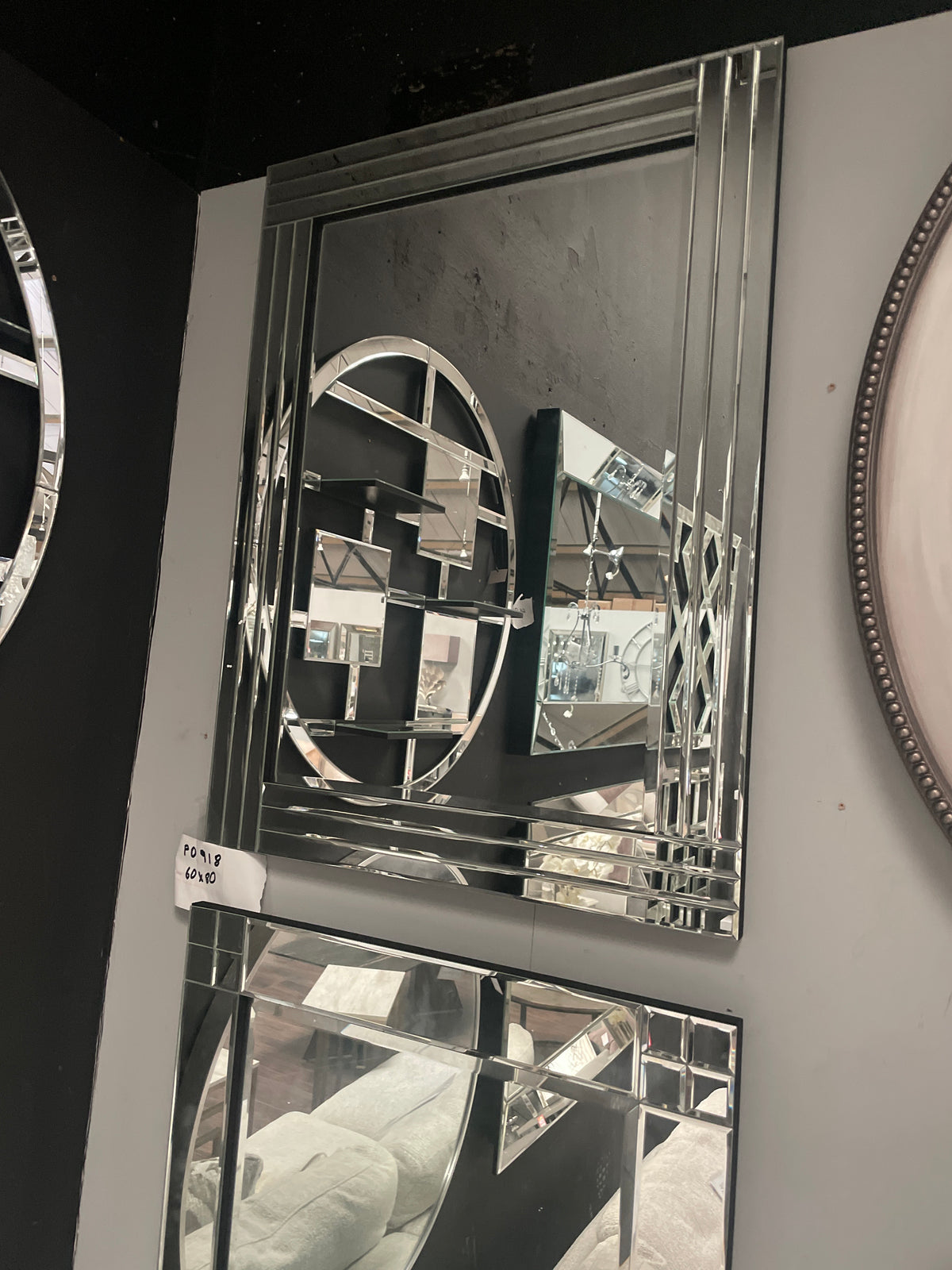 Triple line  bar mirror 60 x 80 cm CLEARANCE    Click N Collect only