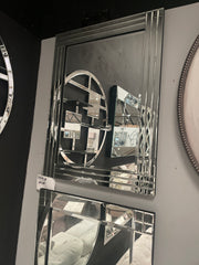 Triple line  bar mirror 60 x 80 cm CLEARANCE    Click N Collect only
