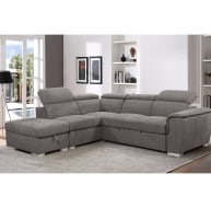Sandra 2 corner suite multi function sofa  with storage and pull out bed function