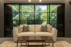 Romeo bespoke sofa  with free scatters stock clearance ex showroom  . View instore to purchase