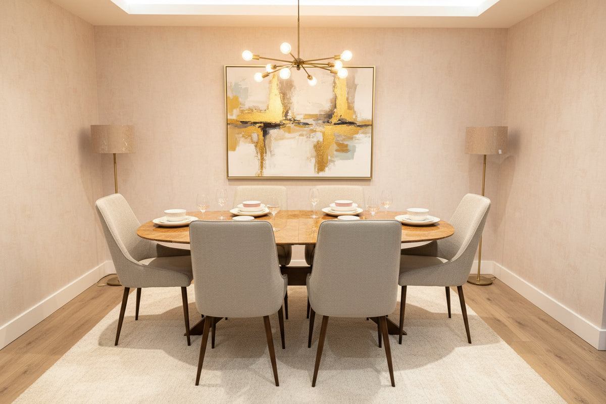 Jaden 1.8 Pura  stone top dining table  with spider legs  REDUCED !
