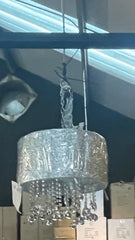 Glitz SilverGlitter  Versailles Ceiling light CLEARANCE OFFER Collection only