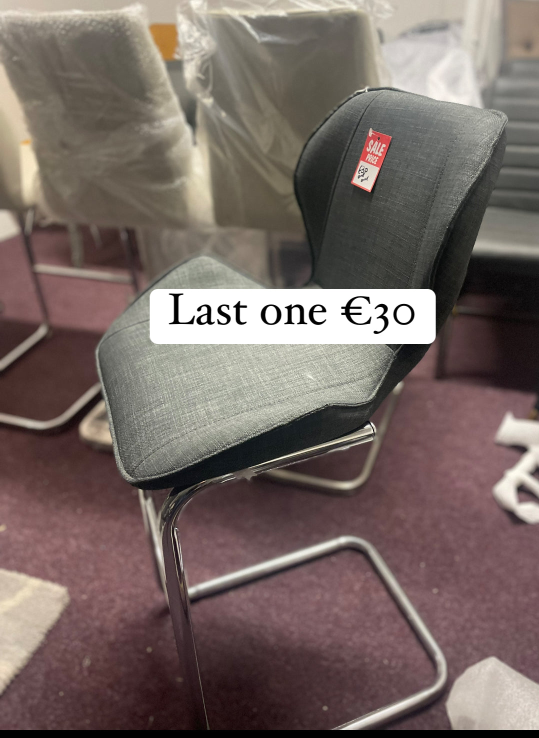 Clearance bar chair stools with dramatic reductions as One only of each model. Collect only pay instore