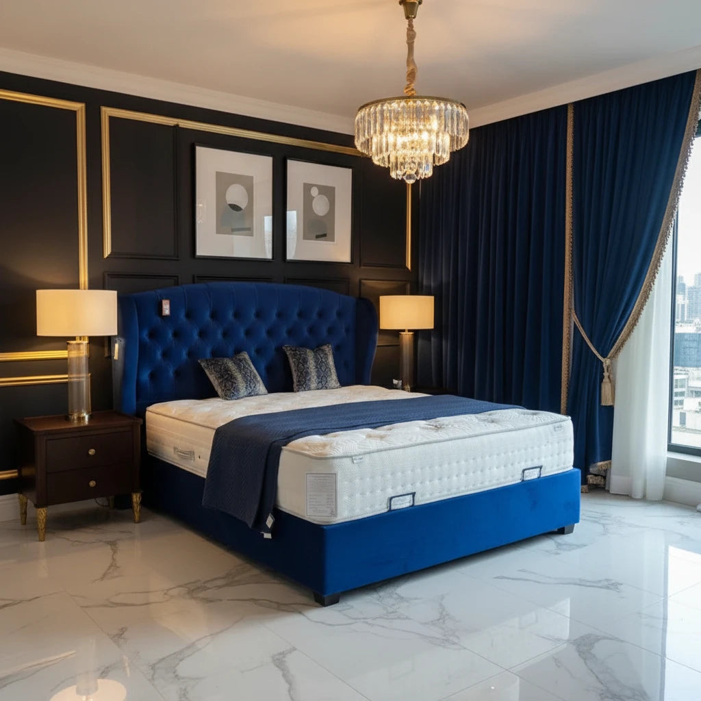 Amalfi Ottoman gad lift super king bed Last One ! Instore only
