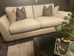 Romeo bespoke sofa collection with free scatters custom stock clearance on display