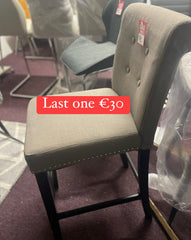 Clearance bar chair stools with dramatic reductions as One only of each model. Collect only pay instore