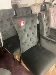 Pembroke w chrome legs set of 2 Instore purchase