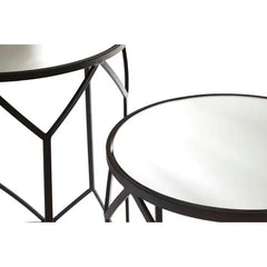 Set Of 2 Avantis  October Polygonal Frame Tables Save 100. Collection only
