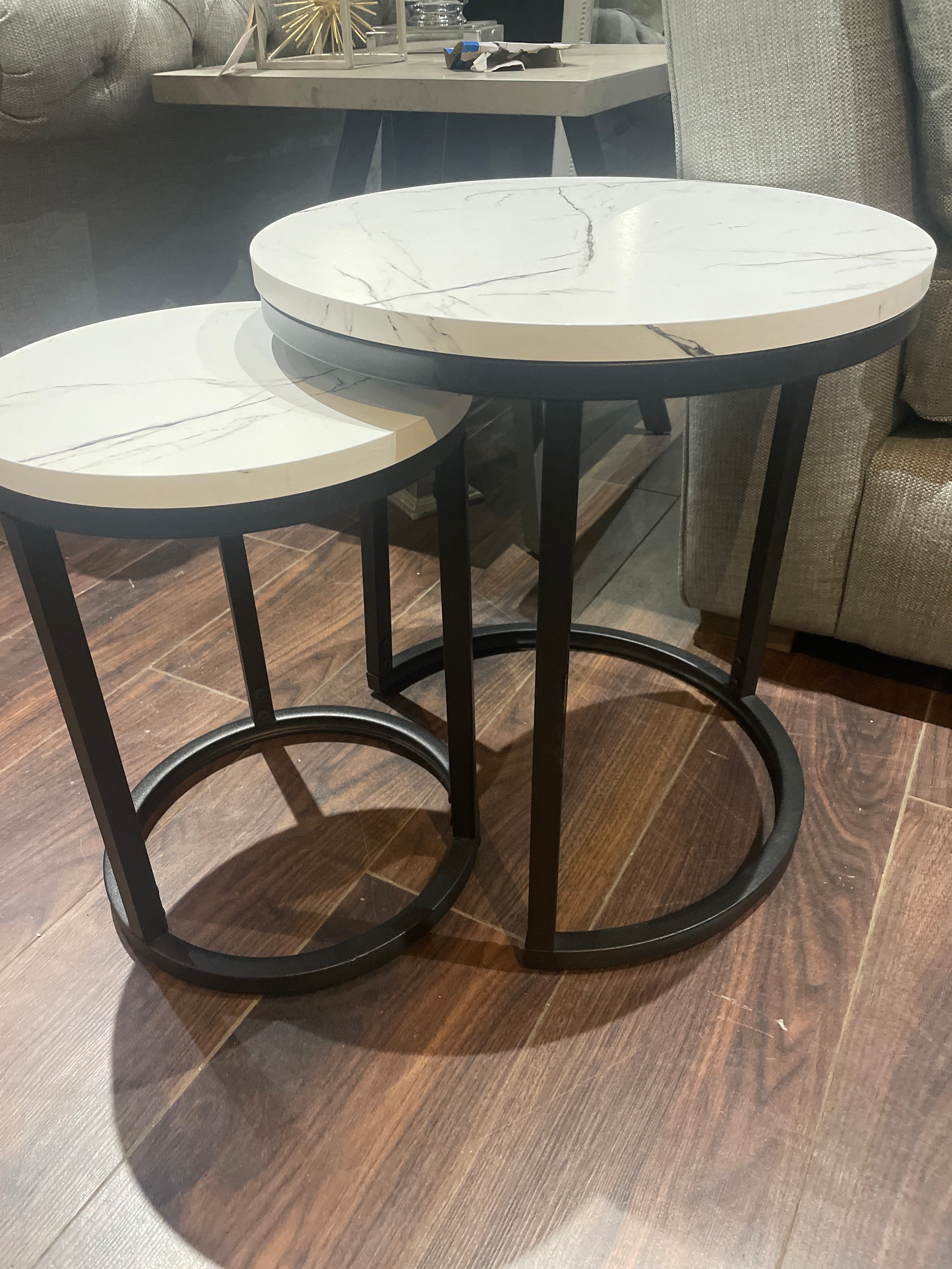 Grangemanor  Nest of faux Marble top  tables