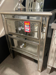 Linda Trade fair bedside 2 drawer Instore only