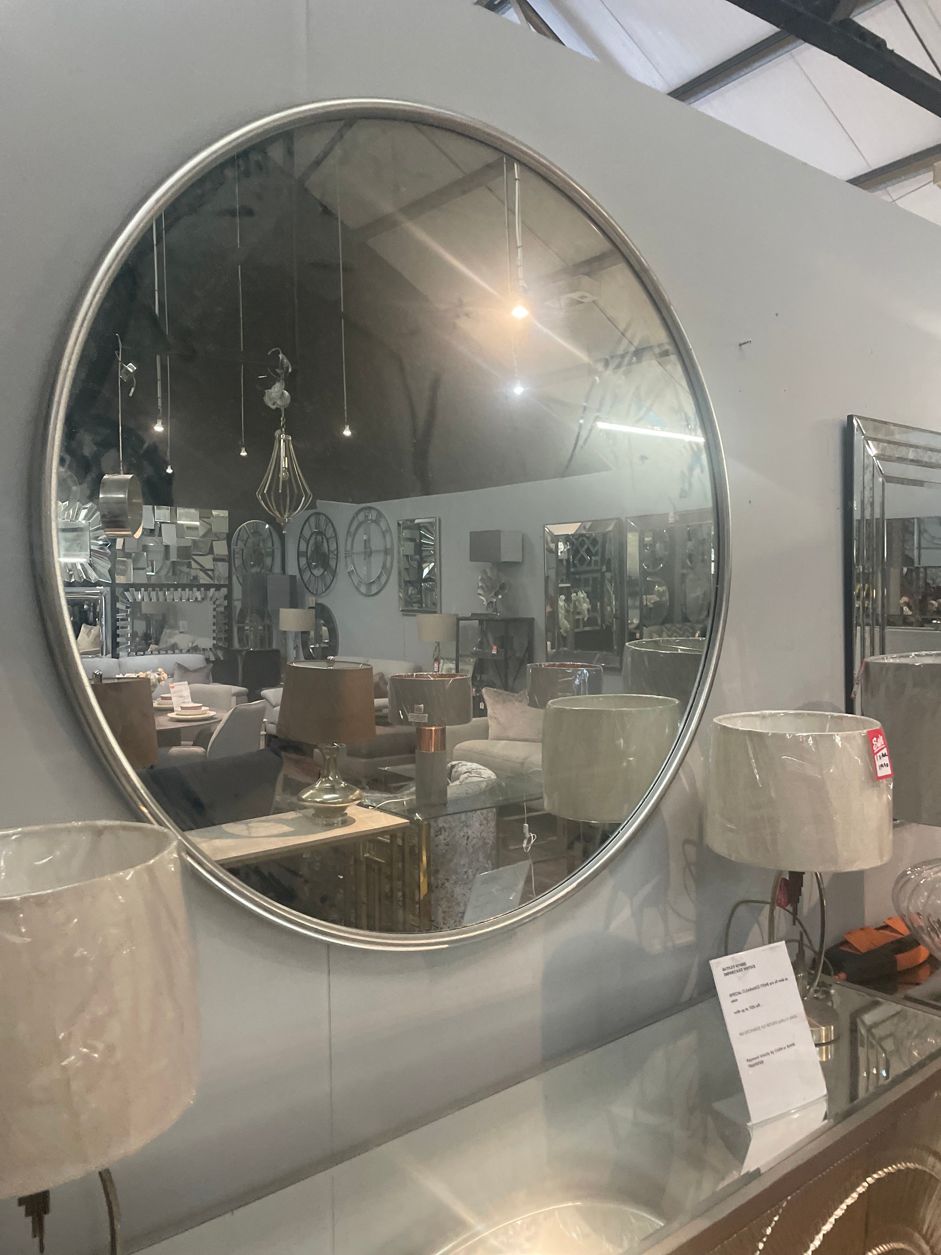 Mirrors on Disposal Sale Offer in our outlet store . Purchase Instore only. Check out our images here