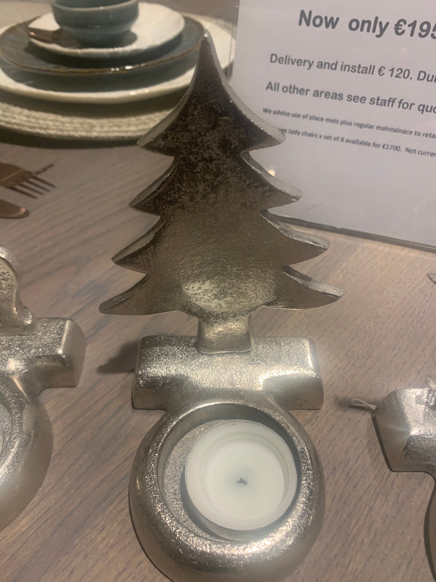 Metal nativity candle holder each ideal gift