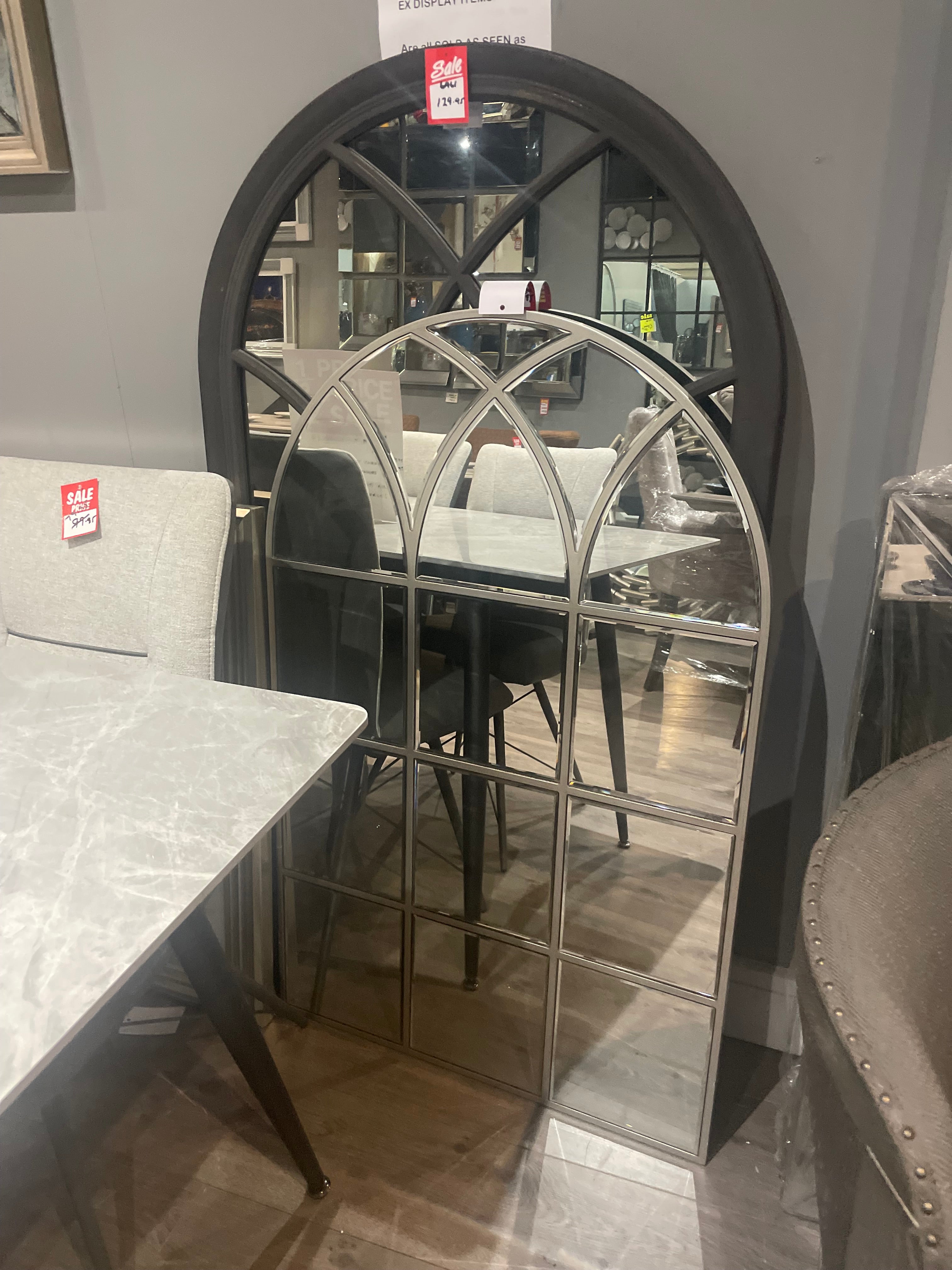 Mirrors on Disposal Sale Offer in our outlet store . Purchase Instore only. Check out our images here