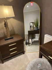 Large karl Dressing Mirror on stand in gold or black special purchase for collection only