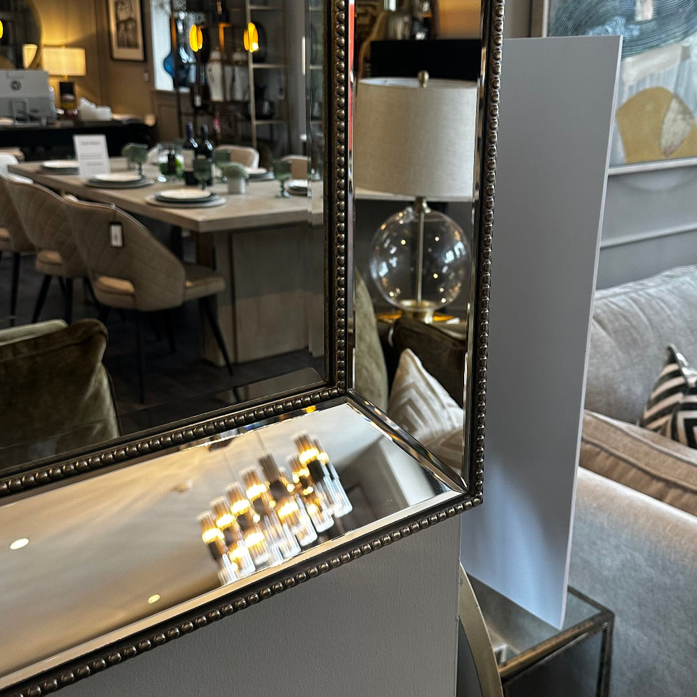 Radley 110 x 80 cm  beaded mirror  reduced to clear pay instore only