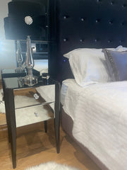 Bedroom  including king size bed and cabinets plus lamps private collection for sale