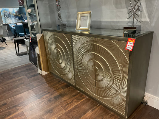 Aztec large  sideboard . Sold as seen. Pay instore only