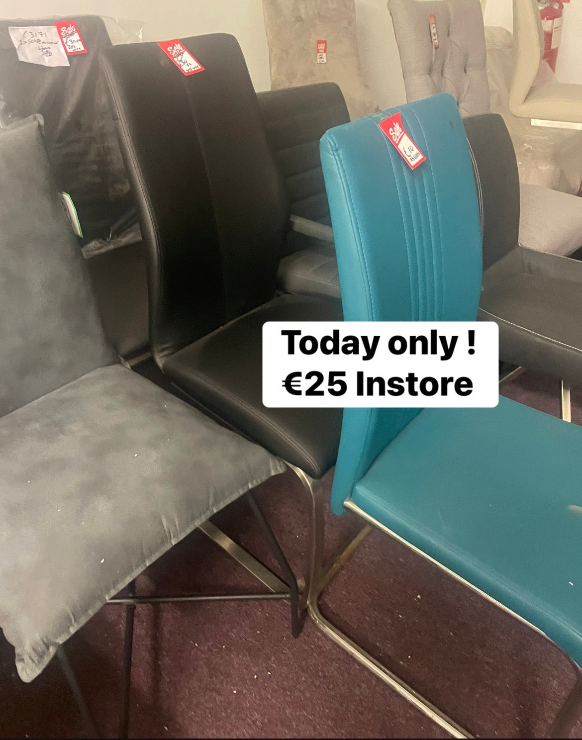 One day sale chair offers for pick up special today only !