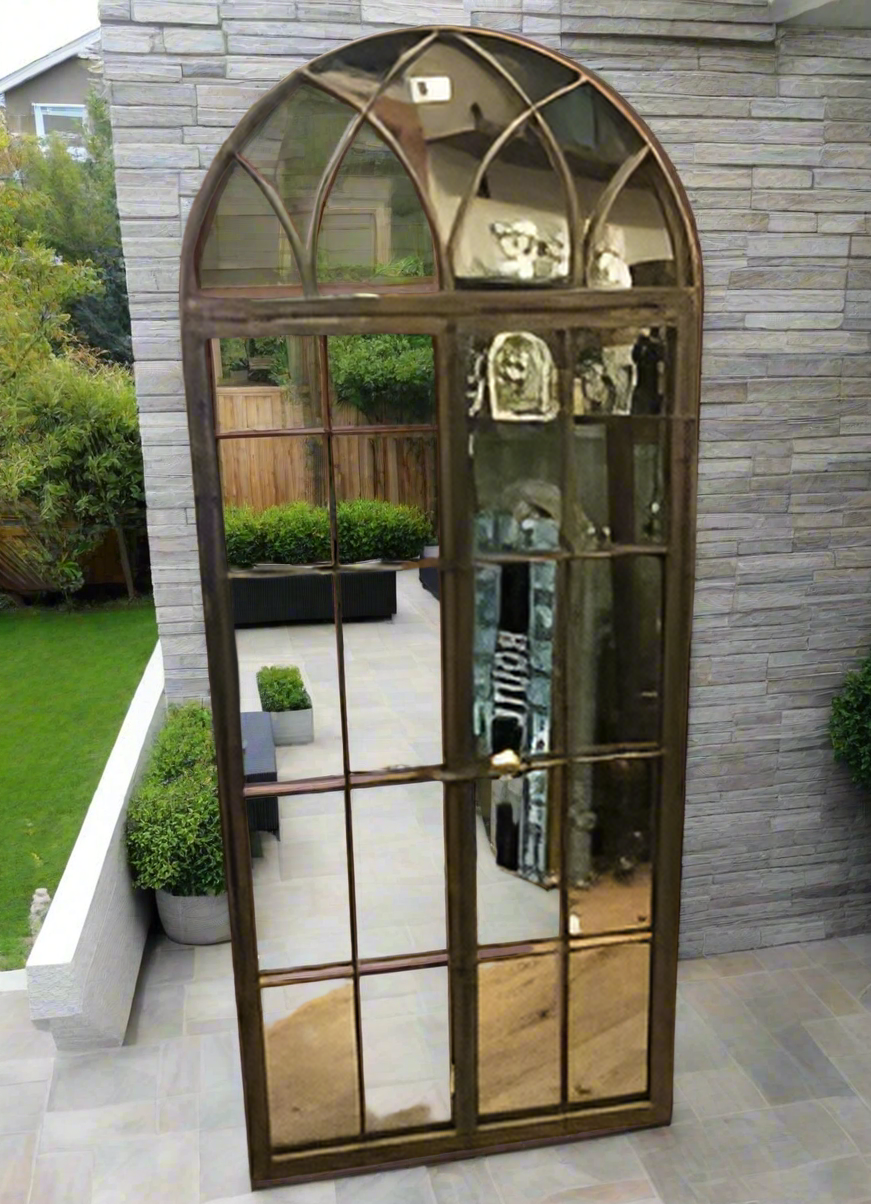 Garden mirrors with massive reductions. View SALE mirrors Instore to purchase. Fabulous!