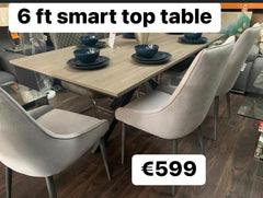 Mirabeau smart top  table w spider leg large