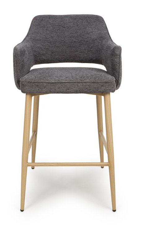 Errol Chairs Counter & Bar stool oak leg in choice of 5 colours